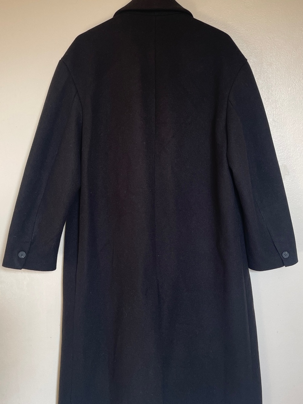 Bershka Black Single-Button long Coat S - Picture 4 of 5